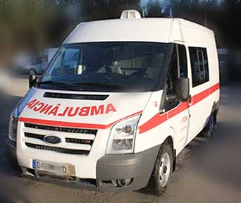 serviço ambulância transporte não urgentes